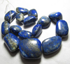 396 cts Gorgeous Natural Deep Blue Colour - LAPIS Lazuli - From Afganisthan - Smooth Polished Nuggest - Huge Size 12 - 22 mm